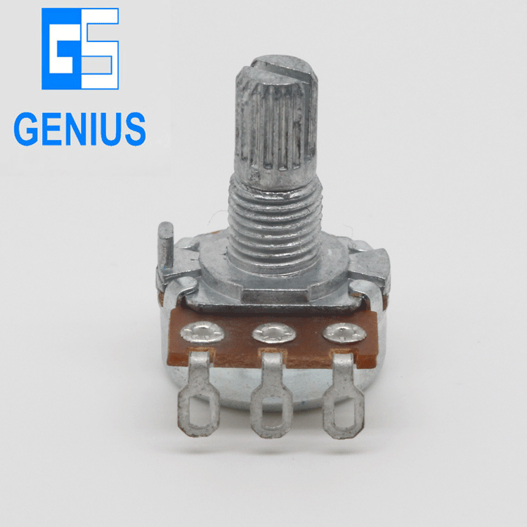 R1610N單聯(lián)電位器 調(diào)速開關(guān) 調(diào)光開關(guān) 旋轉(zhuǎn)電位器
