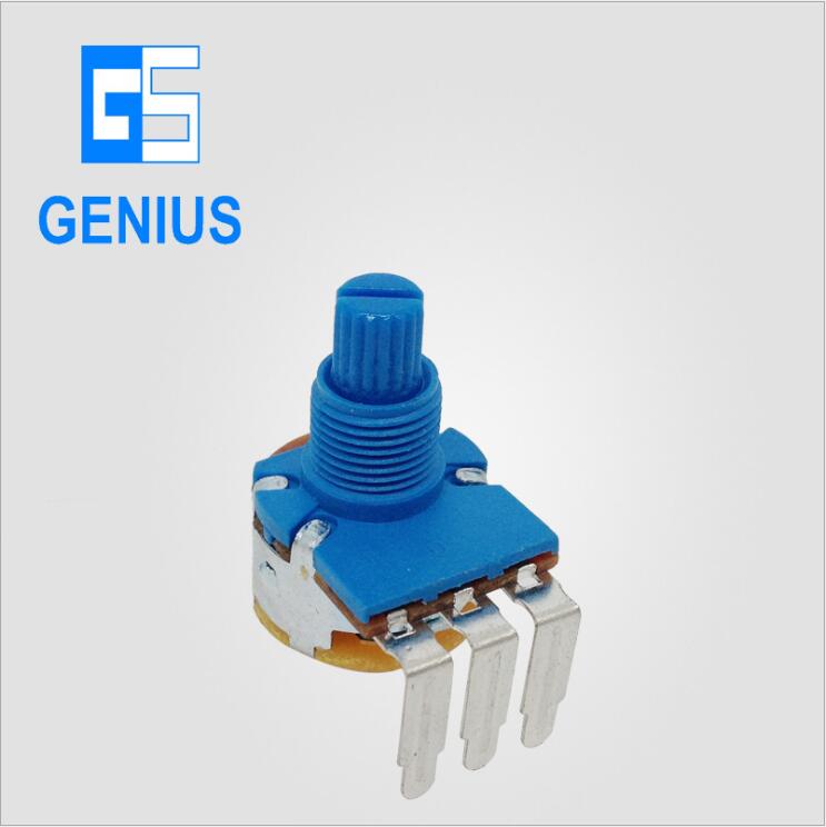 R1613S塑膠電位器 單聯(lián)電位器 帶開(kāi)關(guān)電位器 旋轉(zhuǎn)電位器