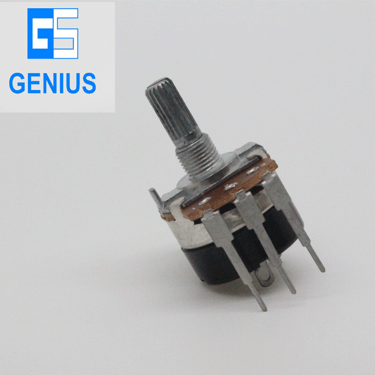 R2430S 長(zhǎng)柄 3A大電流 旋轉(zhuǎn)電位器 調(diào)光電位器