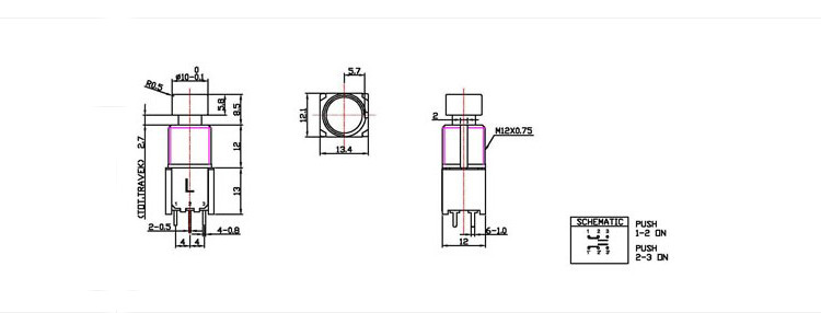 SF12P吉他效果器9腳開關產(chǎn)品特性.jpg